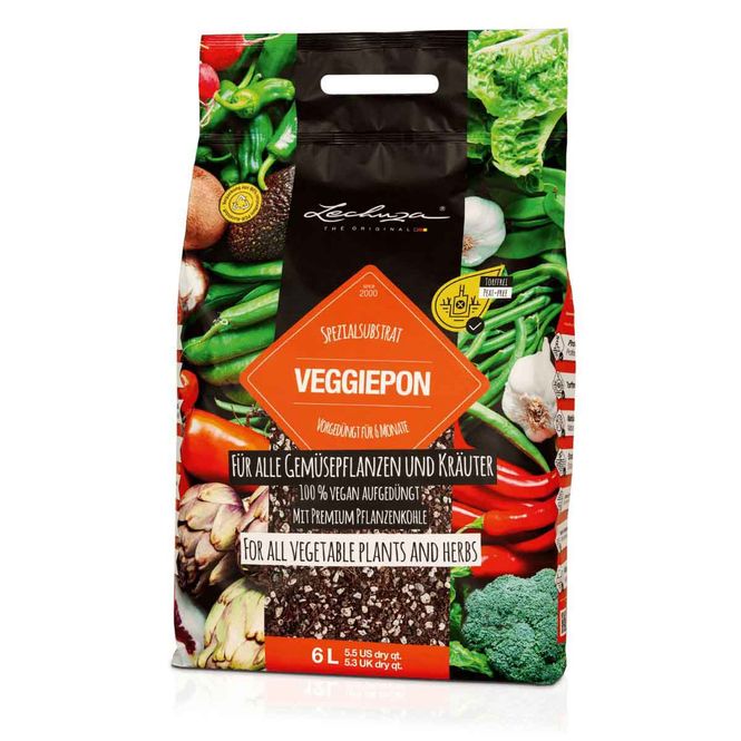 Hovedbilde Lechuza VeggiePon 6 liter, Vekstmedium