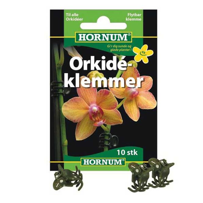 Hovedbilde Orkidéklemmer 10 stk. Hornum