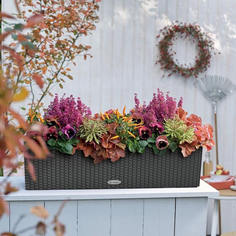 Balconera Cottage 80 'Light Grey', Lechuza Balkongkasse