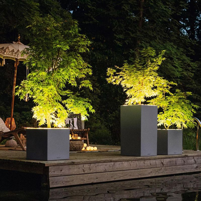 Canto Stone 30 LED, Lechuza Blomsterpotte